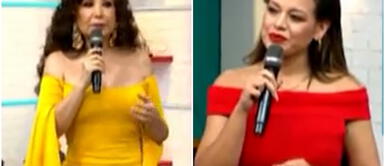 Janet Barboza recrimina a Flor Polo Janet Barboza molesta porque Florcita no quería hablar de Néstor: “¿Te han obligado a venir al programa?