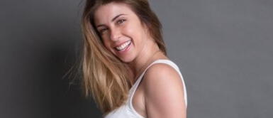 Fiorella Cayo luce bikini Fiorella Cayo desborda osadía en Máncora con sublime bikini de cuadros vichy en tonos pastel