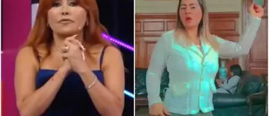 Magaly fue dura con la congresita Tania Ramírez (ATV) Magaly Medina furiosa con congresista tiktokera: “¿La eligieron por sorteo?”