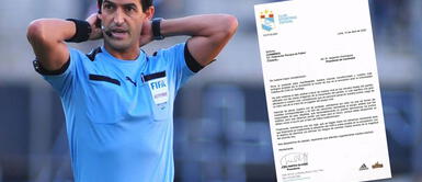 Sporting Cristal exigió sanción para árbitro que cobró un penal fantasma Sporting Cristal exigió sanción para árbitro que cobró un "penal fantasma"