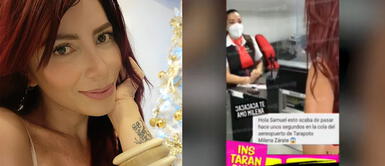 Milena Zárate hizo reír a personal de aeropuerto en Tarapoto. Milena Zárate hace reír a personal de aeropuerto con peculiar frase