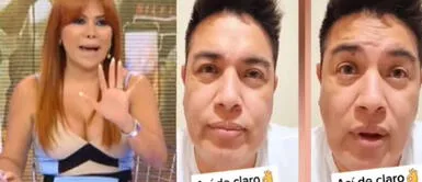 Magaly Medina le respondió a Leonard León luego que él la criticara. Magaly Medina le respondió a Leonard León y le dijo que no la tutee: “qué confianzudo” | VIDEO