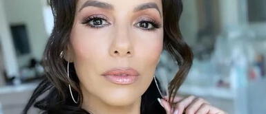 Eva Longoria y traje de baño blanco Eva Longoria causa ola de suspiros con traje de baño blanco invadido de 'cut outs'