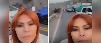 Magaly Medina quedó atrapada en Carretera Central al viajar fuera de Lima Magaly Medina quedó atrapada en Carretera Central al viajar fuera de Lima