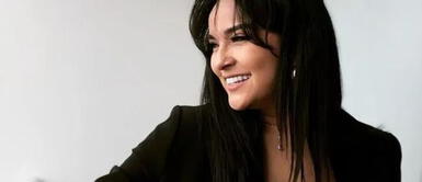 Daniela Dancourt y outfit two pieces de cuero Daniela Dancourt conquista los escenarios con total look de cuero ideal para otoño