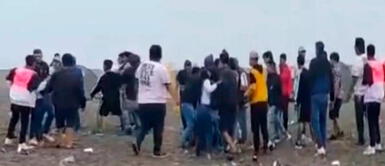Jóvenes asistieron a playas de Huacho y ocasionaron peleas por exceso de alcohol. Semana Santa en Huaura: jóvenes subidos en copas se pelean y dejan playa contaminada