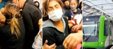 Mujer descubrió a esposo con su amante en el Metro de Lima: Ella pagará las lágrimas de mis hijos Mujer descubrió a esposo con su amante en el Metro de Lima: "Ella pagará las lágrimas de mis hijos"