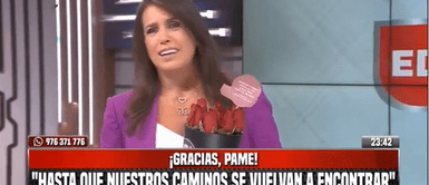 Pamela Vértiz emocionada tras despedida de ATV Noticias Pamela Vértiz le dijo adiós a ATV Noticias y producción del programa la sorprende: "¡Gracias!"