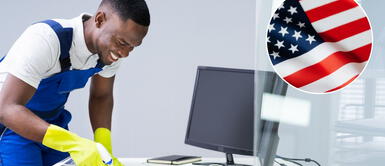 Los trabajadores de limpieza en Estados Unidos pueden recibir un gran salario. ¿Sabes cuánto puede ganar un trabajador de limpieza en Estados Unidos?