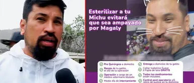 Distintas empresas publicitan sus campañas con el tema del ampay de Aldo Miyashiro Aldo Miyashiro: Esteriliza a tu gato 'para que no sea ampayado por Magaly'