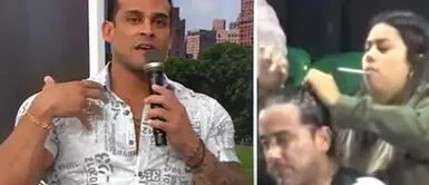 Christian Domínguez defiende a Fiorella Méndez Christian Domínguez defiende a Fiorella Méndez: "Me lloró y me dijo que solo durmió en casa de Óscar del portal"