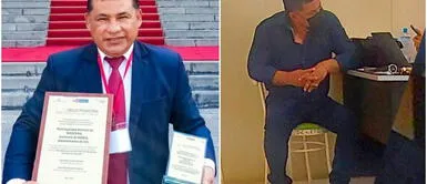 Pedro Castillo condecoró a alcalde detenido por presuntos actos de corrupción, Elmo Pacheco. Pedro Castillo condecoró a otro alcalde detenido por presuntos actos de corrupción