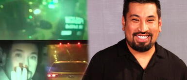 Aldo Miyashiro fue detenido tras ampay por pasarse la luz roja, pero policía lo perdonó y dejó ir Aldo Miyashiro fue detenido por pasarse la luz roja tras 'ampay' con Fiorella Retiz