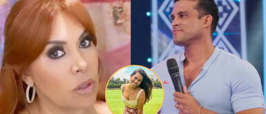 Magaly Medina le dice a Christian Domínguez que él no tiene autoridad para hablar de infidelidades por intentar defender a Fiorella Méndez. Christian Domínguez defiende a Fiorella Méndez, pero Magaly Medina le recuerda: “en este país es sinónimo de infiel” | VIDEO