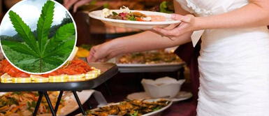 Sirvieron comida y pastel con marihuana en boda sin autorización de invitados. Viral: novia sirvió comida con marihuana en su boda y fue detenida junto a la cocinera