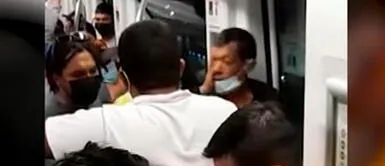 Línea 1 del Metro de Lima emitió un comunicado tras este hecho. Acoso sexual: pasajeros del Metro de Lima golpearon a sujeto acusado de grabar a menor de edad