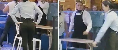 Dueña de restaurante humilla a su trabajador en presencia de clientes. Video: dueña de restaurante humilla a su trabajador y le tira billetes en la cara