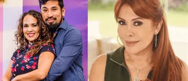 Magaly Medina volvió a opinar sobre Érika Villalobos y su reacción frente al ampay. Magaly desmiente a Aldo Miyashiro con pruebas sobre Óscar del Portal: "Quiso alcahuetearlo"