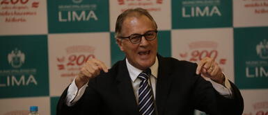 Jorge Muñoz fue vacado del sillón presidencial. Foto: Jessica Merino / URPI-LR Jorge Muñoz se pronuncia tras declararse fundado su vacancia por el JNE