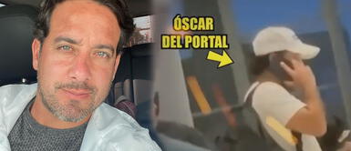 Óscar Del Portal es captado regresando a Perú Óscar Del Portal es captado regresando de su viaje a Punta Cana sin su familia