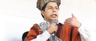 Pedro Castillo vuelve a confundir información en ceremonia oficial. Foto: difusión Castillo comete error durante ceremonia oficial y dice: “La actual guerra es entre Croacia y Rusia”