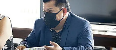 Declaración. Bruno Pacheco declara en la Fiscalía. Foto: difusión Abogada de Bruno Pacheco: “No tiene ningún audio ni documento que comprometa al Gobierno”