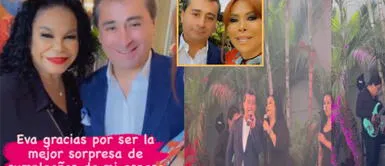 Magaly Medina le agradece a Eva Ayllón por estar en el cumpleaños de su esposo, Alfredo Zambrano. Magaly Medina agradece a Eva Ayllón por “cumplir el sueño” de su esposo, Alfredo Zambrano | VIDEO