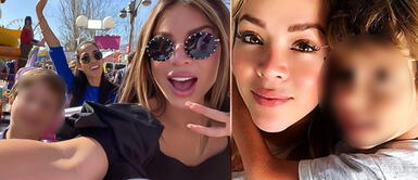 Sheyla Rojas se reencontró con su hijo en España. Sheyla Rojas se reencontró con su hijo en España.