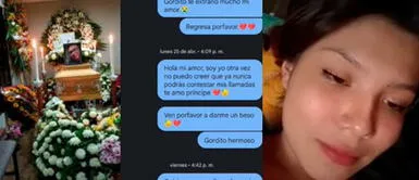 La joven cuenta que su novio sabía que esperaban un bebé. Lamentablemente, murió en febrero 2022. Joven embarazada conmueve al mostrar los mensajes que le envía a su novio fallecido