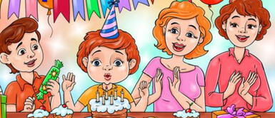 ¿Podrás con este nuevo reto visual? Deberás encontrar el error en la ilustración en solo 15 segundos. Acertijo visual: tienes 15 segundos para encontrar el error en la fiesta de cumpleaños