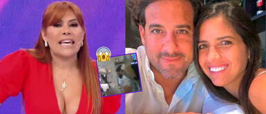 Magaly Medina le increpa a Óscar del Portal por engañar a su esposa estando Vanessa Químper embarazada. Magaly Medina a Óscar del Portal: “Tener una amante cuando tu esposa está embarazada es despreciable” | VIDEO