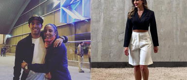 Madre de Sergio Peña prefiere no tocar temas personales de su hijo. Claudia Flores, madre de Sergio Peña, habla sobre Tepha Loza y se muestra incómoda