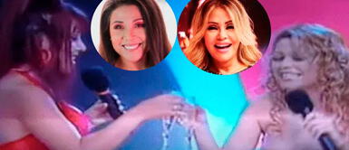 Tula Rodríguez y Gisela Valcárcel Cuando Gisela y Tula bebieron juntas frente a cámaras en televisión nacional: "Hermana" | VIDEO