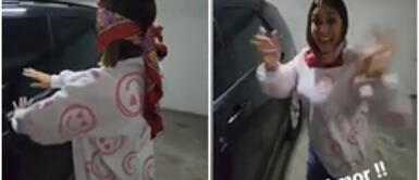 Karla Tarazona fue sorprendida (Instagram) Rafael Fernández le regaló un auto a Karla Tarazona por el Día de la Madre: “Feliz día, amor”