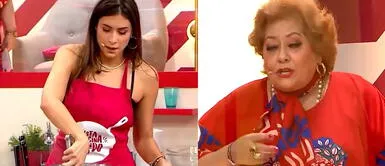 Madre de Millet Figueroa le grita en vivo Madre de Milett Figueroa se pone nerviosa y llama 'tonta' a su hija por no seguir instrucciones al cocinar