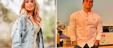 Ethel Pozo expresó su malestar por la difusión de supuestas imágenes de Christian Domínguez junto a Giuliana Rengifo. Foto: composición Ethel Pozo, Christian Domínguez/Instagram. Ethel Pozo furiosa ante supuesto ampay de Domínguez y Giuliana Rengifo: "Así gana dinero"