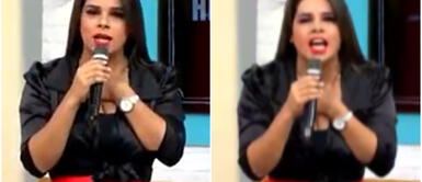 Giuliana Rengifo se quiebra por presunto ampay Giuliana Rengifo vuelve a negar ampay y se molesta en televisión