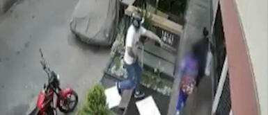 Víctima aseguró que el delincuente es de nacionalidad venezolana. Los Olivos: delincuente extranjero lanzó al piso a niño y amenazó a madre para que entregue celular