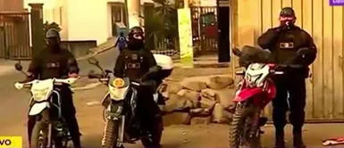 Vecinos de la zona contrataron a un grupo de motorizados para evitar robos y asaltos. SJL: vecinos contratan a motorizados armados para cuidar calles y capturar ladrones