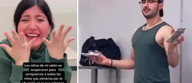 Alumnos se cooperaron para regalarle gas pimienta a sus compañeras Compañeros de clase cooperaron para regalarle gas pimienta a sus compañeras