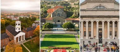 Universidades de Estados Unidos como Harvard y Columbia se encuentran en la lista de casas de estudio que brindan algún beneficio a estudiantes internacionales. Foto: composición LR Lanzan beca para maestrías y doctorados en Harvard y otras de las mejores universidades del mundo