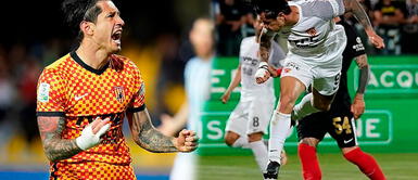 Gianluca Lapadula anotó dos goles de manera consecutiva. El objetivo es ascender a la Serie A. Gianluca Lapadula anota gol y el DT Fabio Caserta ni se inmuta | VIDEO