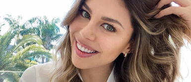 Alondra García Miró con saco en estampado pata de gallo Alondra García Miró lleva la realeza a flor de piel con la prenda elegida por la princesa Diana