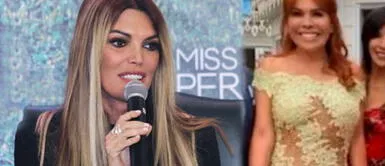 Jessica Newton habla del vestido de Magaly Medina Jessica Newton sobre vestido de Magaly: "Ya fue usado, es de hace dos años"