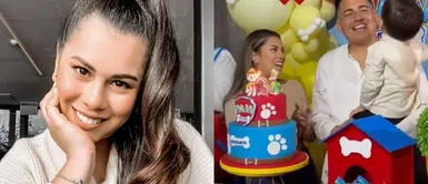 Fiorella Méndez reaparece en fiesta de su hijo Fiorella Méndez reapareció celebrando el cumpleaños de su hijo con Pedro Loli