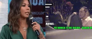 Karen Dejo niega discusión con empresario Karen Dejo niega supuesta discusión con galán: "Solo me estaba contando algo"