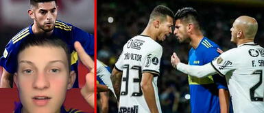 Carlos Zambrano encaró al brasileño Joao Victor en el empate entre Boca Juniors y Corinthians Carlos Zambrano: hincha de Boca Juniors elogia al 'Káiser' | VIDEO