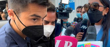 Rodrigo Cuba salió incómodo del centro de conciliación, a donde acudió para encontrarse con Melissa Paredes. Rodrigo Cuba y Melissa Paredes se encontraron en centro de conciliación, pero él salió indignado | VIDEO