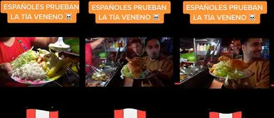 La reacción de los extranjeros a la comida peruana de paso es viral en TikTok. Viral: Turistas españoles llegan a Perú a comer suculento platillo en "la Tía Veneno"