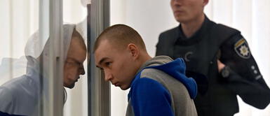 Soldado ruso Vadim Shishimarin. El primer soldado ruso, juzgado por crímenes de guerra en Ucrania, fue condenado a cadena perpetua